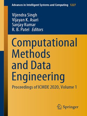 cover image of Computational Methods and Data Engineering